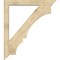 Ekena Millwork Balboa Traditional Rough Sawn Bracket w/ Offset Brace, Douglas Fir, 6"W x 42"D x 48"H BKT0604X42X48BOA01RDF - alternate 4